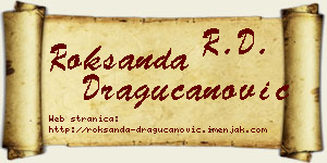 Roksanda Dragucanović vizit kartica